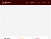 Tablet Screenshot of losfavs.com